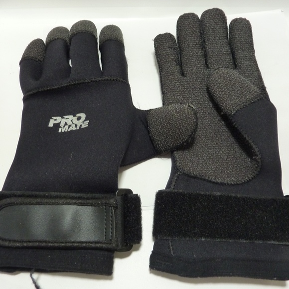 PROMATE  Neoprene Cut Resistant Palm Cold Water Scuba Diving Gloves SIZE L - Picture 2 of 5